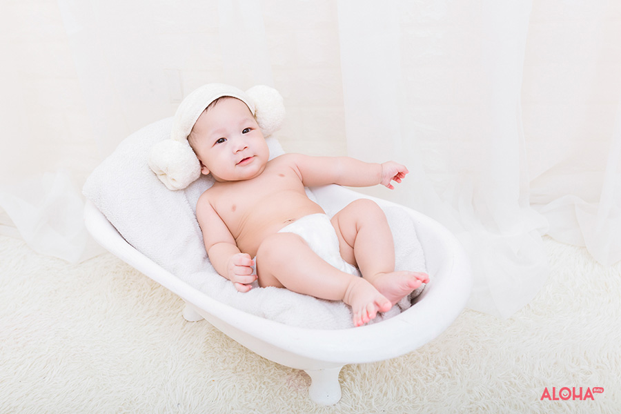 album ảnh gia đình bé tôn